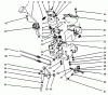 Toro 38555 (1028) - 1028 Power Shift Snowthrower, 1993 (3900001-3999999) Listas de piezas de repuesto y dibujos TRACTION LINKAGE ASSEMBLY