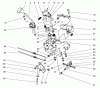Toro 38555 (1028) - 1028 Power Shift Snowthrower, 1997 (790000001-799999999) Listas de piezas de repuesto y dibujos TRACTION LINKAGE ASSEMBLY