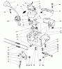 Toro 38580 (1132) - 1132 Power Shift Snowthrower, 1988 (8000001-8999999) Listas de piezas de repuesto y dibujos TRACTION LINKAGE ASSEMBLY