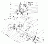 Toro 38566 (1132) - 1132 Power Shift Snowthrower, 1990 (0000001-0999999) Listas de piezas de repuesto y dibujos TRACTION DRIVE ASSEMBLY