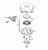 Toro 58432 - 2-Cycle Edger, 1989 (9000001-9999999) Ersatzteile REWIND STARTER TECUMSEH NO. 590537