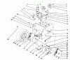Toro 38574 (828) - 828 Power Shift Snowthrower, 1992 (2000001-2999999) Listas de piezas de repuesto y dibujos TRACTION DRIVE ASSEMBLY