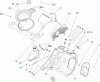 Toro 38582 - Power Clear Snowthrower, 2009 (290000001-290999999) Listas de piezas de repuesto y dibujos SHROUD AND CONTROL PANEL ASSEMBLY