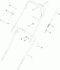 Toro 38587 - Power Clear Snowthrower, 2011 (311000001-311020000) Listas de piezas de repuesto y dibujos HANDLE ASSEMBLY