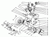 Toro 38590 (1232) - 1232 Power Shift Snowthrower, 1996 (6900001-6999999) Listas de piezas de repuesto y dibujos TRACTION DRIVE ASSEMBLY