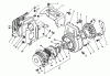 Toro 62005 (T500) - Generator, T500, 1985 (5000001-5999999) Ersatzteile STARTER-EXHAUST ASSEMBLY