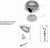 Toro 38607 (622E) - 622E Power Throw Snowthrower, 2008 (280000001-280999999) Ersatzteile REWIND STARTER NO. 590749 TECUMSEH OH195SA-72563G