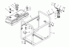 Toro 62018 (T1800) - Generator, T1800, 1984 (4000001-4999999) Ersatzteile FUEL TANK & FRAME ASSEMBLY
