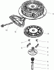 Toro 38641 (1028 LXE) - Power Max 1028 LXE Snowthrower, 2005 (250000001-250999999) Ersatzteile REWIND STARTER ASSEMBLY NO. 590733 (OPTIONAL) TECUMSEH HMSK-100 159495Y