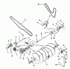 Toro 79360 - 42" Snowthrower, 300 Series Garden Tractors, 1994 (4900001-4999999) Ersatzteile AUGER ASSEMBLY