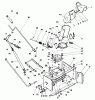 Toro 79360 - 42" Snowthrower, 300 Series Garden Tractors, 1994 (4900001-4999999) Ersatzteile CONTROL & CHUTE ASSEMBLY
