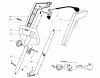 Toro 51750 - Power Hoe, 1985 (5000001-5999999) Listas de piezas de repuesto y dibujos HANDLE ASSEMBLY