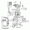 Toro 58013 - 26" Tiller, 1975 (5000001-5999999) Listas de piezas de repuesto y dibujos ENGINE BRIGGS & STRATTON MODEL NO. 80292-0582-01