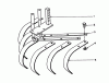 Toro 58070 - 26" Tiller, 1983 (3000001-3999999) Ersatzteile SPRING TOOTH CULTIVATOR MODEL 59722 (OPTIONAL)