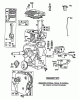 Toro 58160 - 18" Tiller, 1983 (3000001-3999999) Listas de piezas de repuesto y dibujos ENGINE BRIGGS & STRATTON MODEL 130292-1671-02 #1
