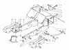 Toro 58160 - 18" Tiller, 1983 (3000001-3999999) Ersatzteile FRAME AND SHIELD ASSEMBLY