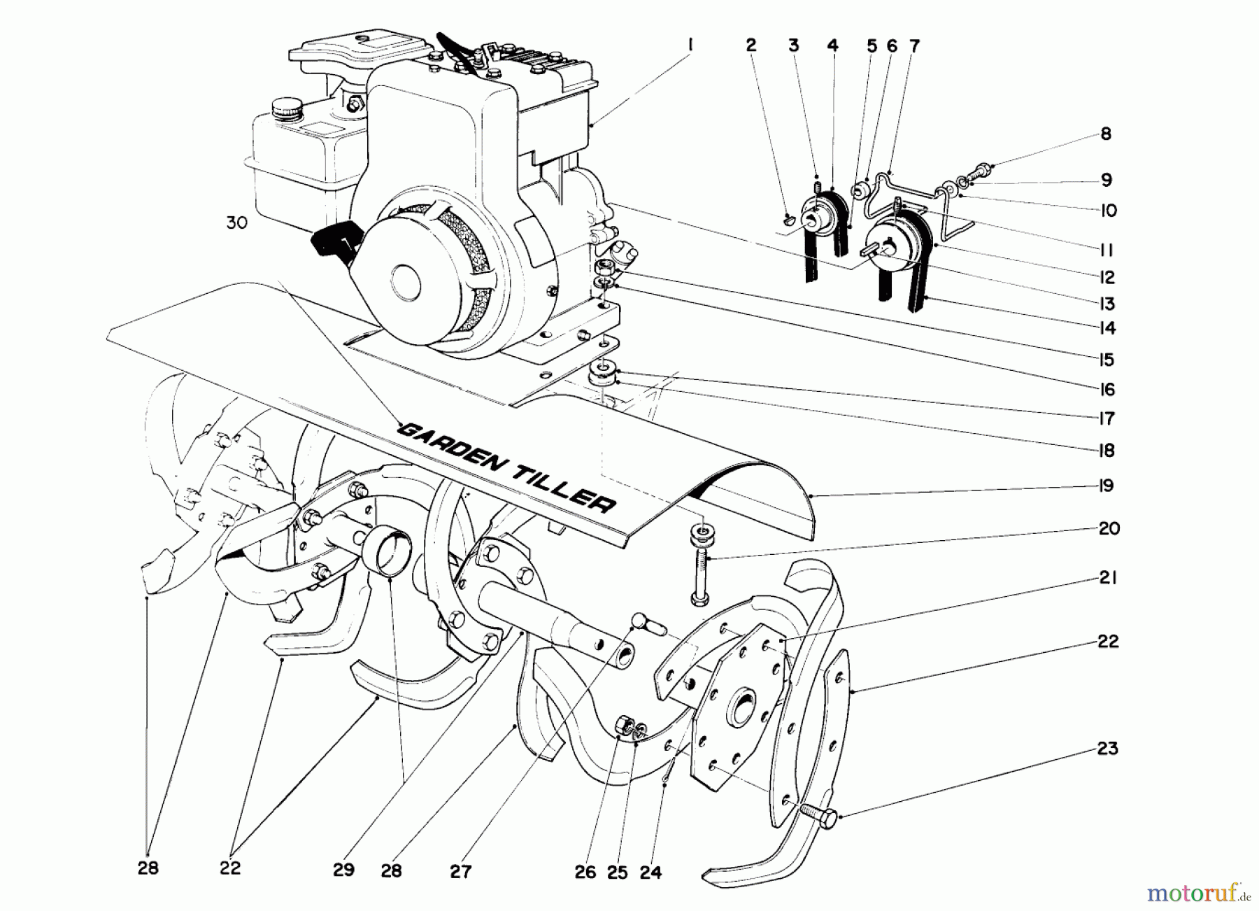 Toro Neu Tillers/Cultivators 58210 - Toro 26