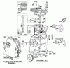 Toro 58307 - 22" Tiller, 1977 (7000001-7999999) Listas de piezas de repuesto y dibujos ENGINE BRIGGS & STRATTON MODEL 60102-0378-01 2 H.P. TILLER MODEL 58307 #1