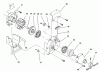 Toro 58355 - Garden Cultivator, 1996 (69000001-69999999) Listas de piezas de repuesto y dibujos FLYWHEEL, STARTER, & CLUTCH ASSEMBLIES