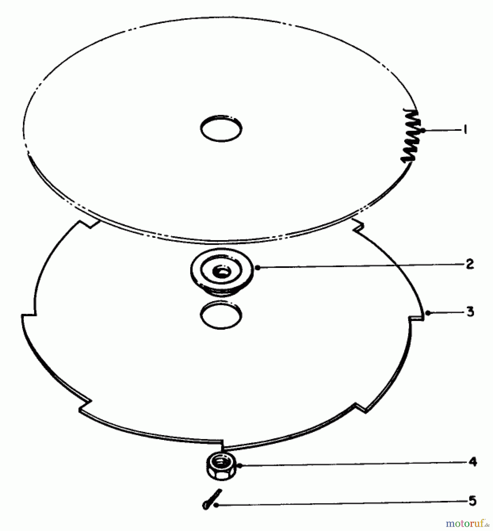 Toro Neu Trimmers, String/Brush 30900 - Toro 21cc Gas Trimmer, 1980 (0000001-0999999) WEED BLADE AND BRUSH BLADE (OPTIONAL)