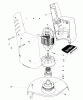Toro 51210 (900) - 900 Electric Trimmer, 1979 (9000001-9999999) Ersatzteile MOTOR AND HOUSING ASSEMBLY