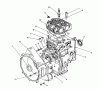 Toro 62040 (T4000D) - Generator, T4000D, 1988 (8000001-8999999) Ersatzteile ENGINE ASSEMBLY