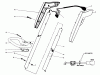 Toro 51255 (1000) - 1000 Electric Trimmer, 1986 (6000001-6999999) Listas de piezas de repuesto y dibujos HANDLE ASSEMBLY