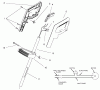 Toro 51332 - 12" Electric Trimmer, 2002 (220000001-220999999) Listas de piezas de repuesto y dibujos HANDLE ASSEMBLY