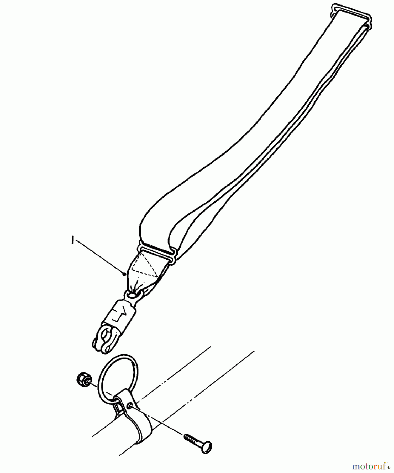 Toro Neu Trimmers, String/Brush 51613 (TC 350) - Toro TC 350 Gas Trimmer, 1983 (3000001-3999999) STANDARD HARNESS NO. 46-2950 (OPTIONAL)