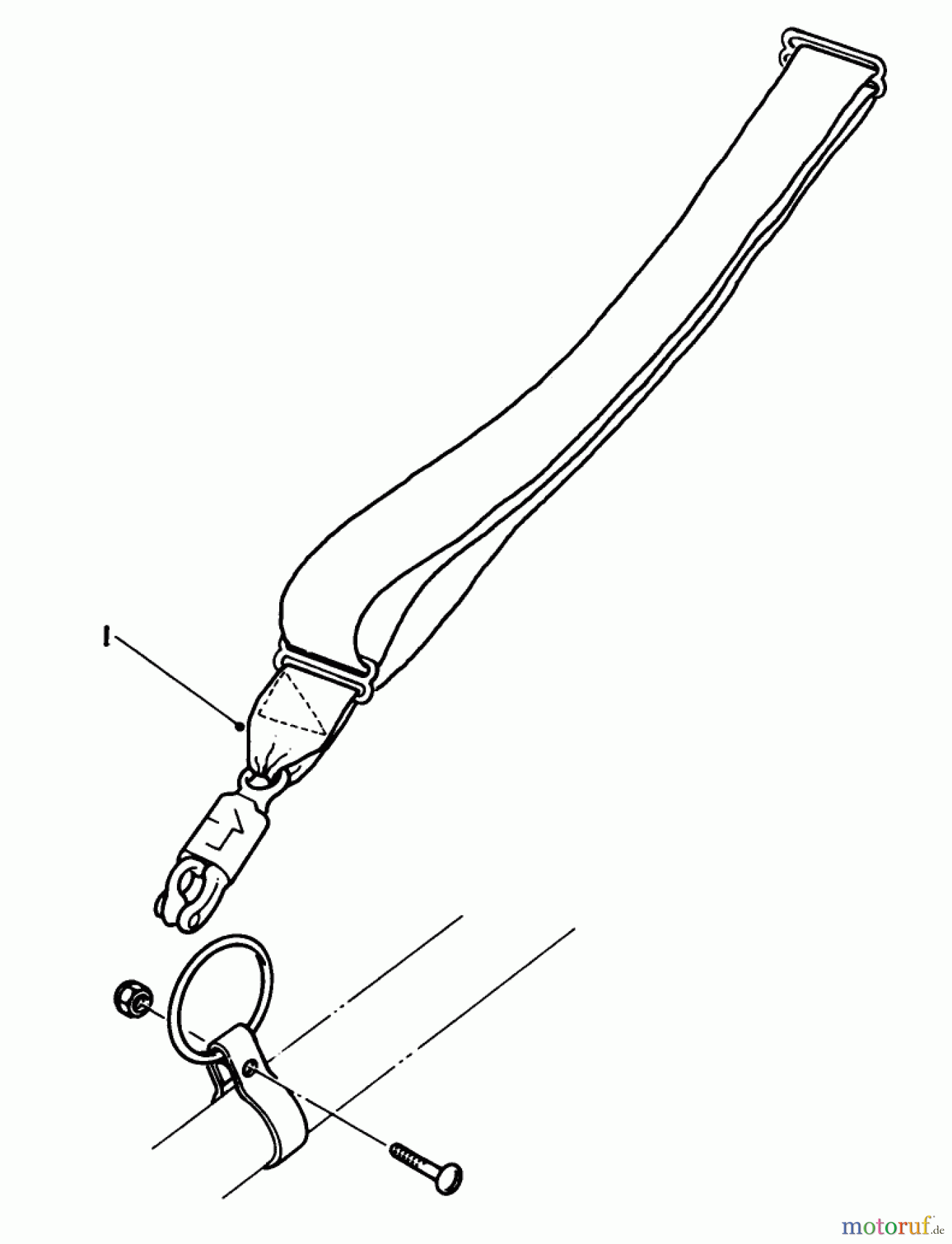 Toro Neu Trimmers, String/Brush 51616 (TC 650) - Toro TC 650 Gas Trimmer, 1983 (3000001-3999999) STANDARD HARNESS NO. 46-2950 (OPTIONAL)
