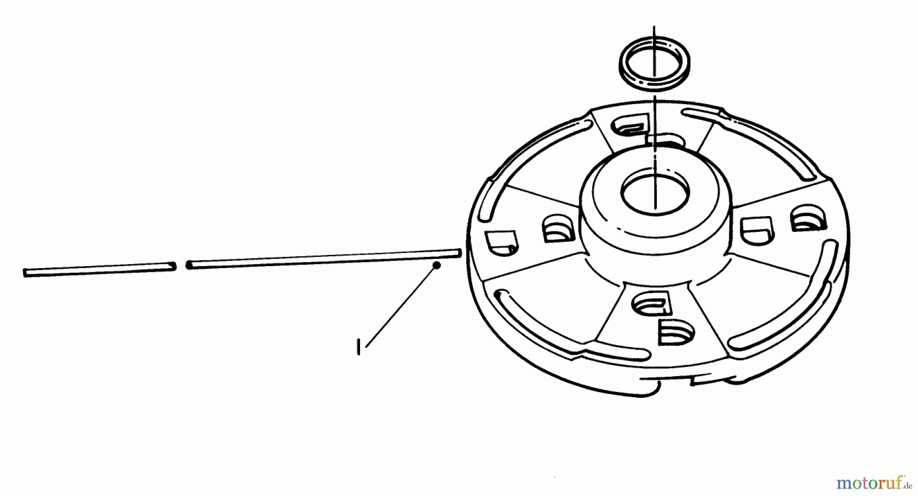 Toro Neu Trimmers, String/Brush 51644 (TC 4000) - Toro TC 4000 Gas Trimmer, 1985 (5000001-5999999) FIXED LINE HEAD NO. 46-2810 (OPTIONAL)