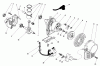 Toro 51650 (TC 3100) - TC 3100 Gas Trimmer, 1990 (0000001-0999999) Listas de piezas de repuesto y dibujos RECOIL & CRANKSHAFT ASSEMBLY