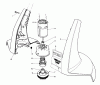 Toro 51770 - 12 Volt Electric Trimmer, 1990 (0000001-0999999) Ersatzteile MOTOR AND HOUSING ASSEMBLY