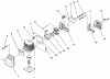 Toro 51912 - 16" Gas Trimmer, 1996 (69000001-69999999) Listas de piezas de repuesto y dibujos ENGINE ASSEMBLY #2