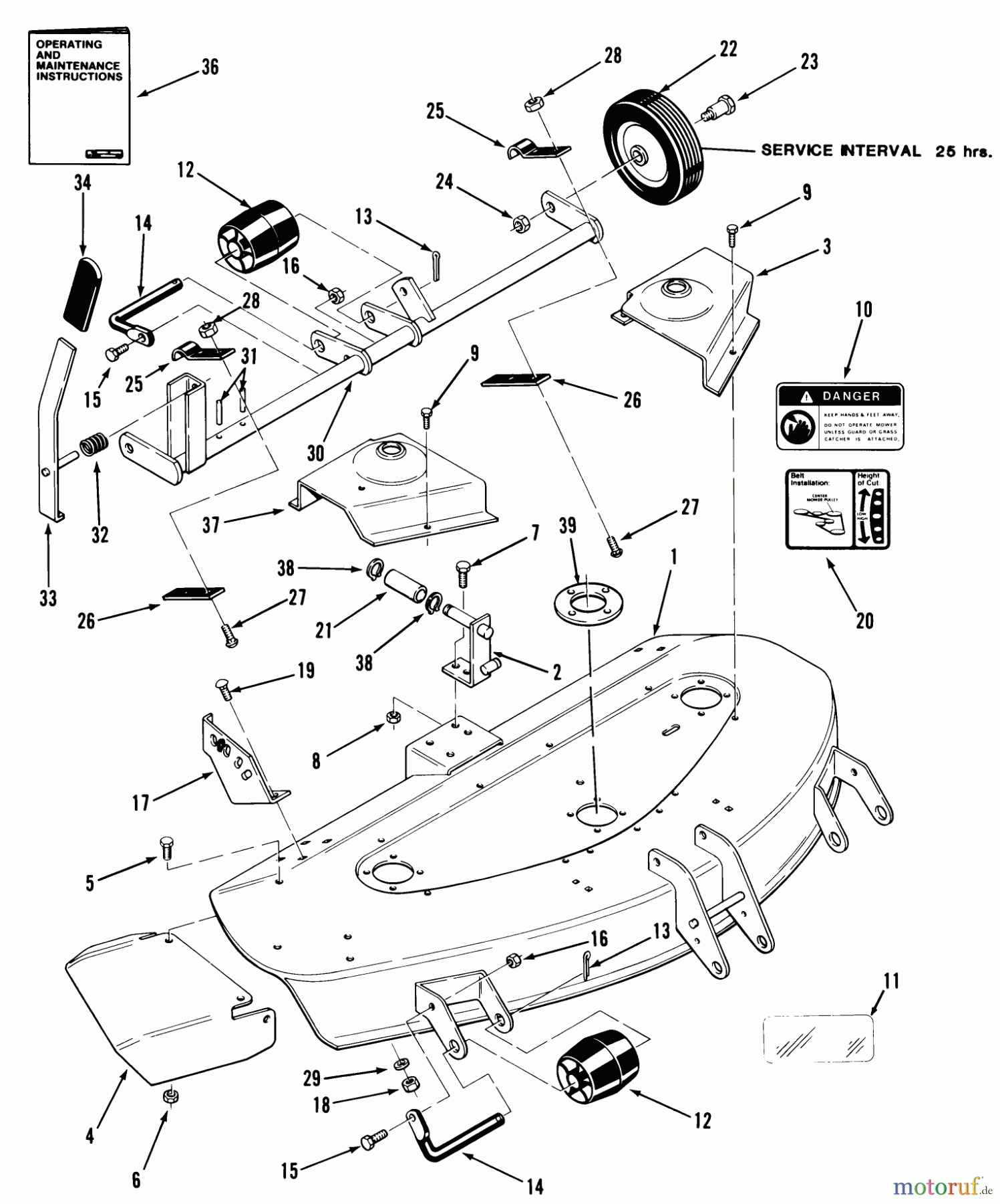  Toro Neu Mowers, Deck Assembly Only 05-37SK01 - Toro 37