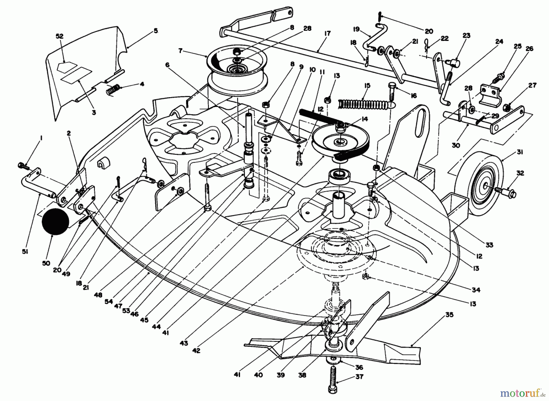  Toro Neu Mowers, Deck Assembly Only 05-38SS02 - Toro 38
