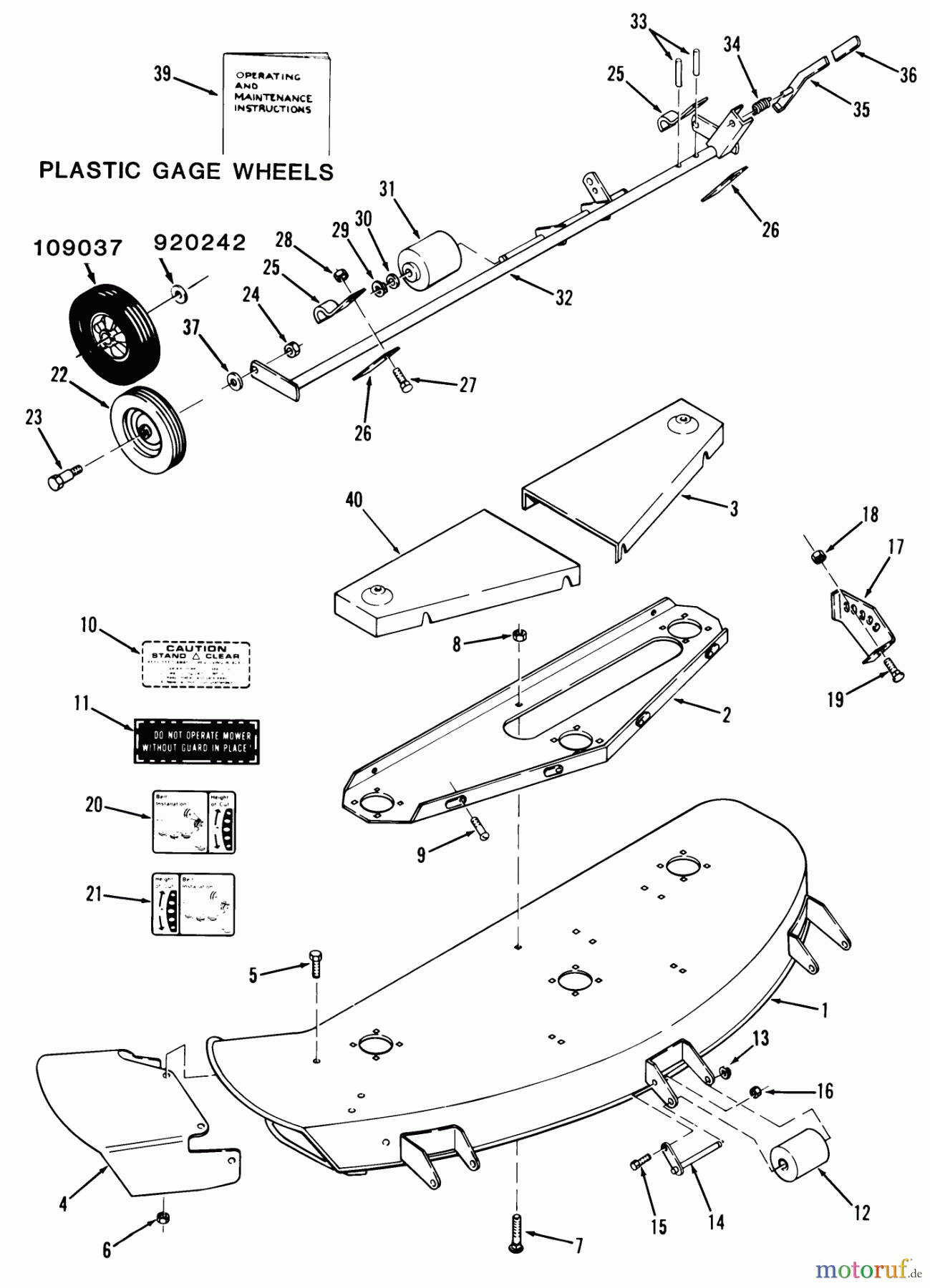  Toro Neu Mowers, Deck Assembly Only A5-48MS02 - Toro 48