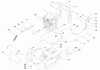 Compact Utility Loaders 22332 - Toro Dingo TX 425 Wide Track Compact Utility Loader (SN: 260000001 - 260999999) (2006) Ersatzteile ENGINE AND MOUNT ASSEMBLY