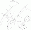 Compact Utility Loaders 22334 - Toro Dingo TX 525 Wide Track Compact Utility Loader (SN: 270000401 - 270999999) (2007) Ersatzteile LOADER ARM ASSEMBLY