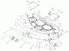 Rasenmäher Zubehör 105-6173 - Toro 44" Mower Service Kit, 100 Series Z Master (SN: 240000001 - 240999999) (2004) Ersatzteile DECK AND WHEEL GAGE ASSEMBLY