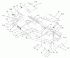 Rasenmäher Zubehör 105-6177 - Toro 72" Mower Service Kit, 200 Series Z Master (SN: 220000001 - 220999999) (2002) Ersatzteile DECK, DEFLECTOR AND ROLLER ASSEMBLY