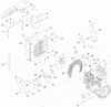 Zubehör 23800 - Toro 2024 Directional Drill (SN: 314000001 - 314999999) (2014) Ersatzteile ENGINE COOLING ASSEMBLY