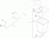 Rasenmäher Zubehör 78562 - Toro 48" and 52" E-Z Vac Twin Bagging System, Z Master G3 Mower (SN: 311000001 - 311999999) (2011) Ersatzteile BAG AND TUBE ASSEMBLY
