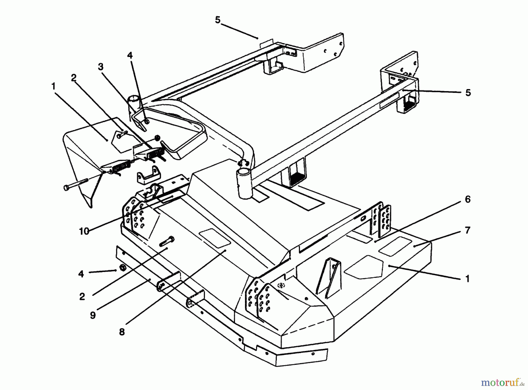  Rasenmäher Zubehör 93-9455 - Toro CE Kit For Model 30136 DECALS, BAFFLES AND ATTACHING PARTS