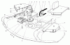 Rasen- und Garten Traktoren 30718 - Toro ProLine 118 (SN: 0000001 - 0999999) (1990) Ersatzteile CUTTING UNIT MODEL NO. 30544 #2