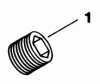 Rasen- und Garten Traktoren 30718 - Toro ProLine 118 (SN: 1000001 - 1999999) (1991) Ersatzteile LOW OIL PRESSURE SWITCH-ENGINE KOHLER MODEL NO. M18QS-24657