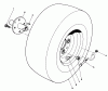 Rasen- und Garten Traktoren 30754 - Toro Groundsmaster 117 Tractor (SN: 0000001 - 0999999) (1990) Ersatzteile FRONT WHEEL ASSEMBLY