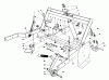 Rasen- und Garten Traktoren 30754 - Toro Groundsmaster 117 Tractor (SN: 0000001 - 0999999) (1990) Ersatzteile PARKING BRAKE & LIFT FRAME ASSEMBLY