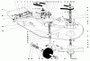 Rasen- und Garten Traktoren 30550 - Toro Groundsmaster 52 Tractor (SN: 70000001 - 79999999) (1977) Ersatzteile CUTTING UNIT ASSEMBLY