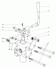 Mähdecks 30560 - Toro 52" Rear Discharge Mower (SN: 5000001 - 5999999) (1985) Ersatzteile VALVE AND LEVER ASSEMBLY